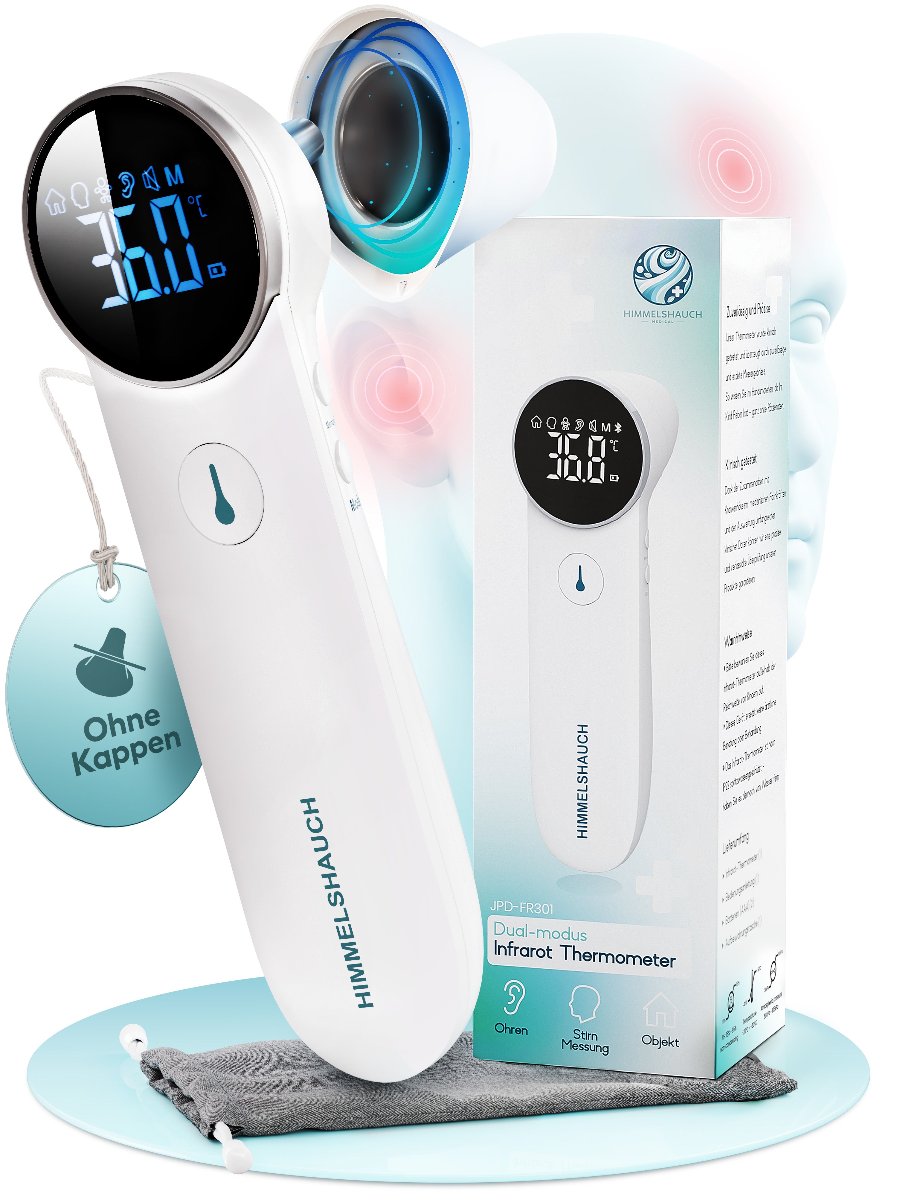 3 in 1 Infrarot Fieberthermometer