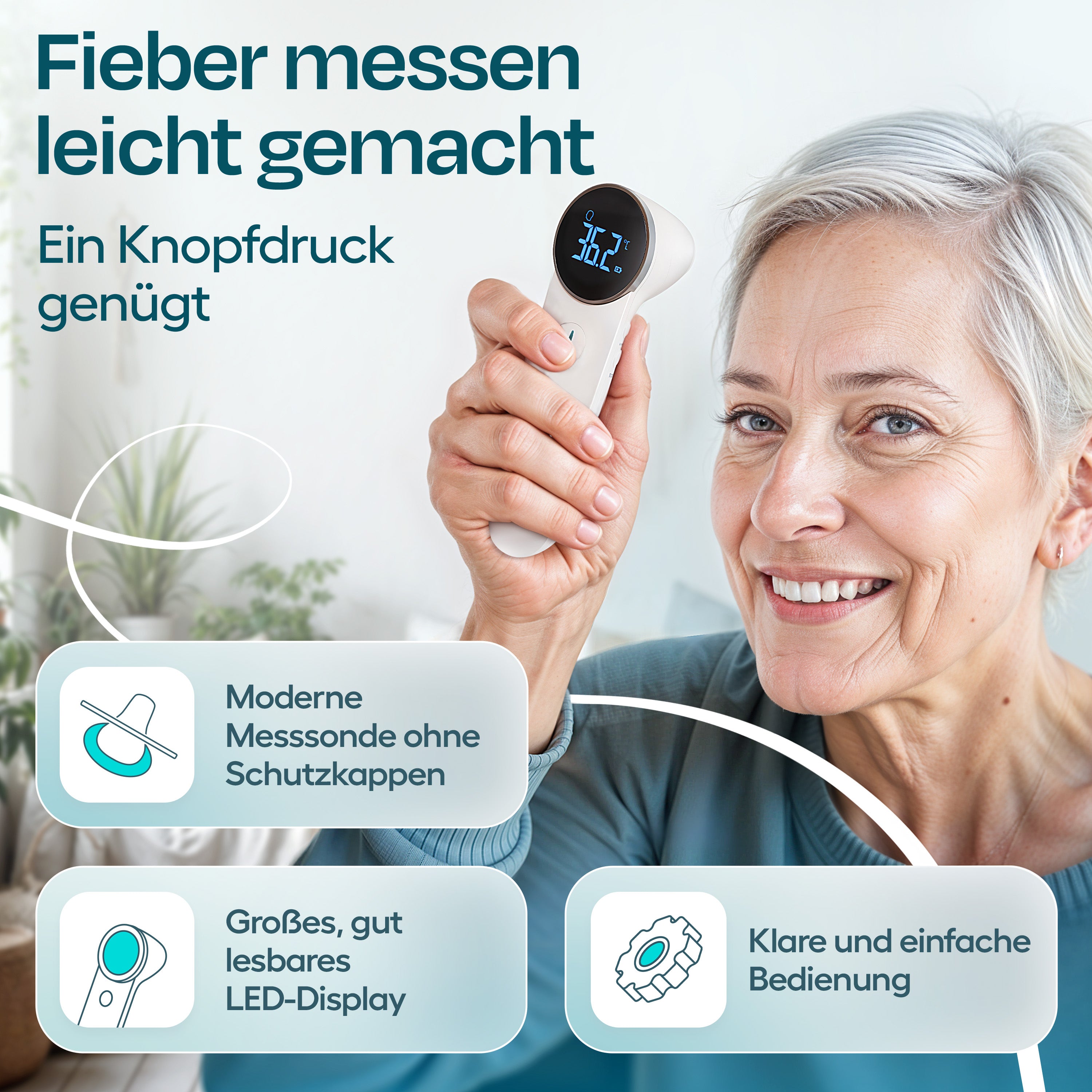 3 in 1 Infrarot Fieberthermometer