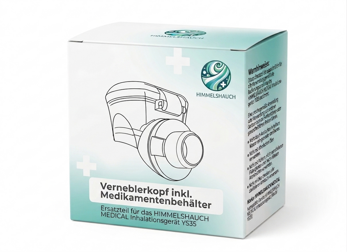 Ersatzverneblerkopf mit Medikamentenbehälter für YS35