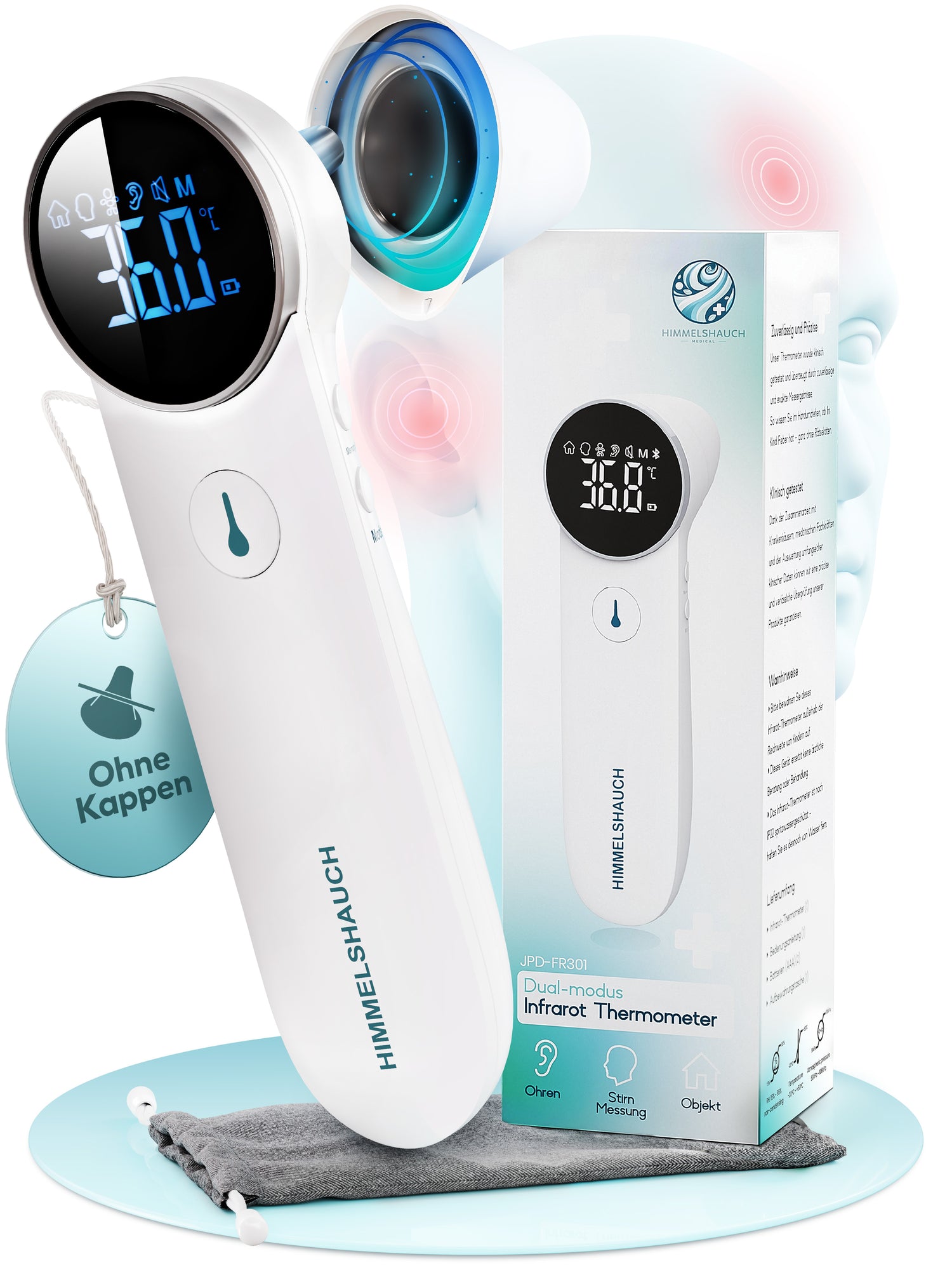 3 in 1 Infrarot Fieberthermometer