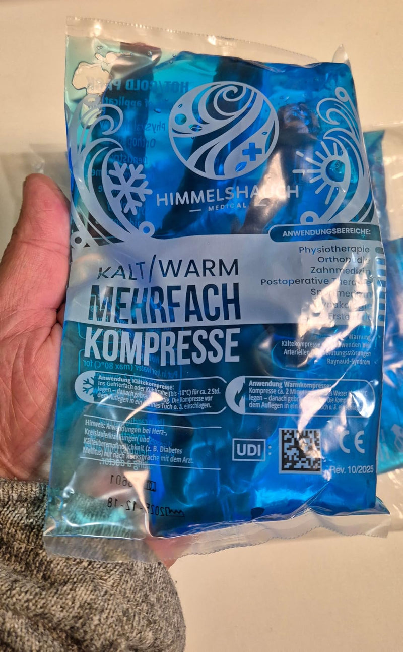Kundenfoto zum HIMMELSHAUCH Kalt-Warm-Kompressen-Set aus der Rezension von Rüdiger H.