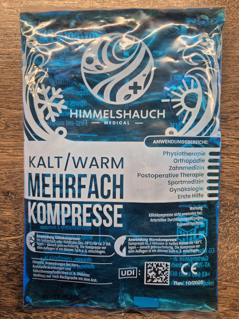 Kundenfoto zum HIMMELSHAUCH Kalt-Warm-Kompressen-Set aus der Rezension von Plio