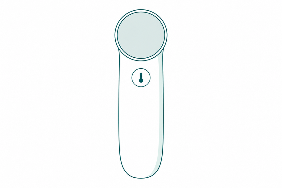 Vereinfachte Linienillustration des JPD-FR301 in der gewählten Farbe.