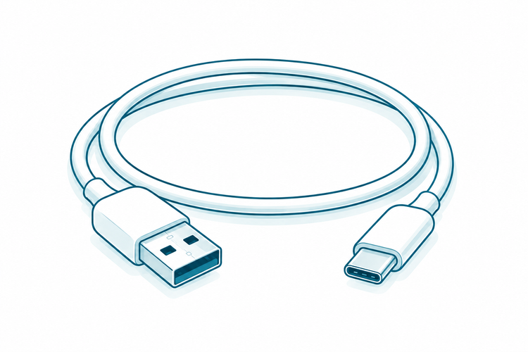 USB-A-auf-USB-C-Ladekabel